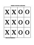 printable tic tac toe